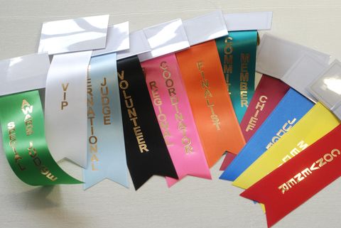 Foil printed Award Ribbons
